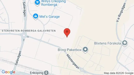 Kontorslokaler att hyra i Enköping - kort over placeringen