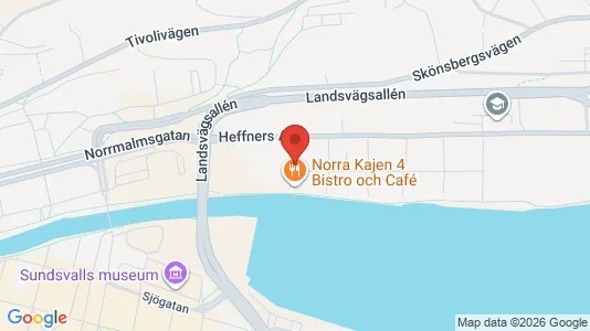 Kontorslokaler att hyra i Sundsvall - kort over placeringen