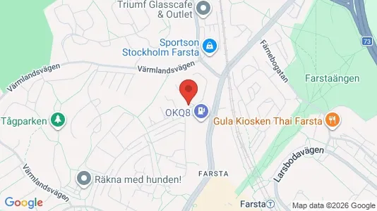 Kontorslokaler att hyra i Söderort - kort over placeringen