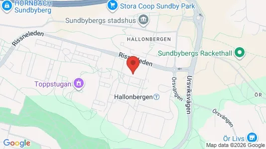 Kontorslokaler att hyra i Sundbyberg - kort over placeringen