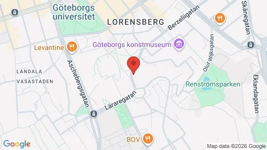 Kontorslokaler att hyra i Göteborg Centrum - kort over placeringen