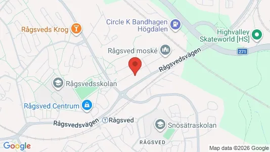 Lagerlokaler att hyra i Söderort - kort over placeringen