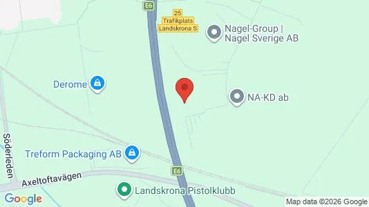 Lagerlokaler att hyra i Landskrona - Bild från Google Street View