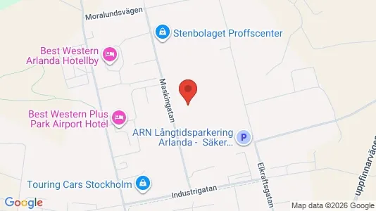 Affärslokaler att hyra i Sigtuna - kort over placeringen