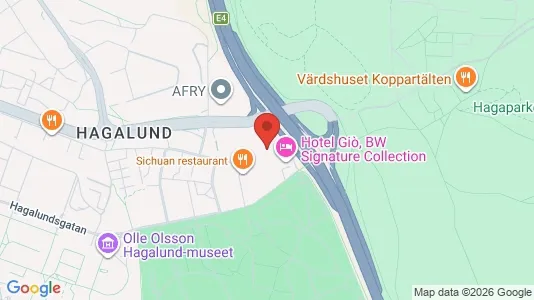 Affärslokaler att hyra i Solna - kort over placeringen