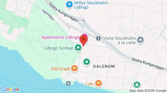 Affärslokaler att hyra i Lidingö - kort over placeringen
