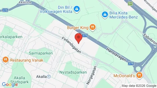 Affärslokaler att hyra i Västerort - kort over placeringen