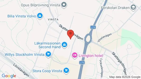 Affärslokaler att hyra i Västerort - kort over placeringen