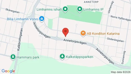 Kontorslokaler att hyra i Limhamn/Bunkeflo - kort over placeringen