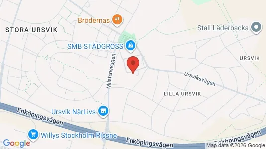 Affärslokaler att hyra i Sundbyberg - kort over placeringen