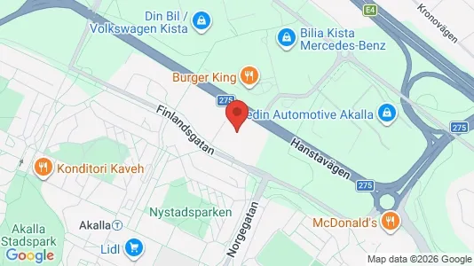 Affärslokaler att hyra i Västerort - kort over placeringen