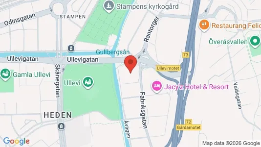 Kontorslokaler att hyra i Örgryte-Härlanda - kort over placeringen