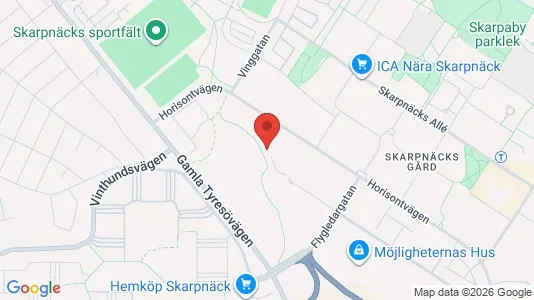 Kontorslokaler att hyra i Söderort - kort over placeringen