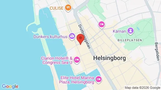 Kontorslokaler att hyra i Helsingborg - kort over placeringen