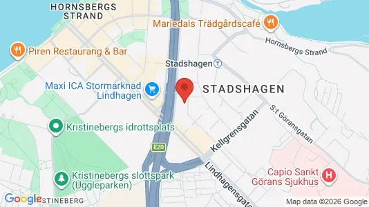 Kontorslokaler att hyra i Kungsholmen - kort over placeringen