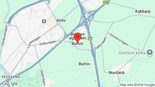Butikslokaler att hyra i Burlöv - Bild från Google Street View