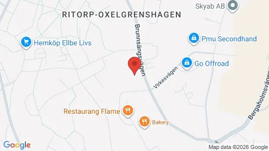 Industrilokaler att hyra i Södertälje - kort over placeringen