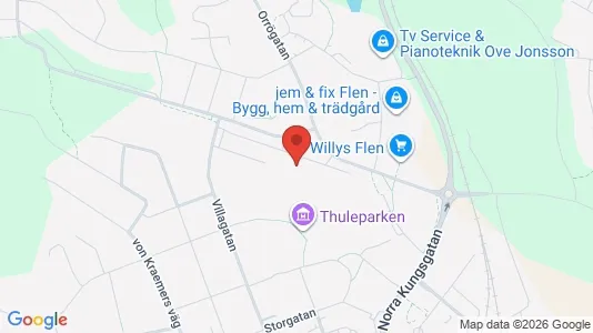 Industrilokaler att hyra i Flen - Bild från Google Street View
