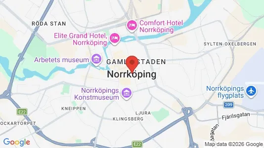 Butikslokaler att hyra i Norrköping - Bild från Google Street View