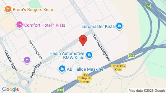 Kontorslokaler att hyra i Västerort - kort over placeringen
