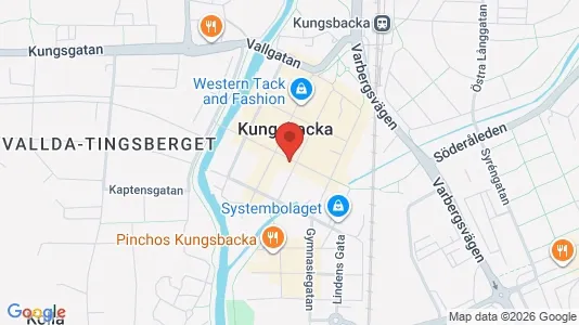 Kontorslokaler att hyra i Kungsbacka - kort over placeringen