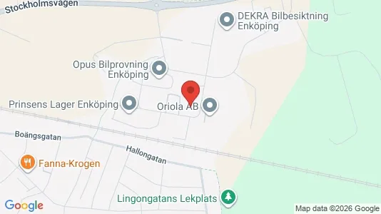 Industrilokaler att hyra i Enköping - Bild från Google Street View