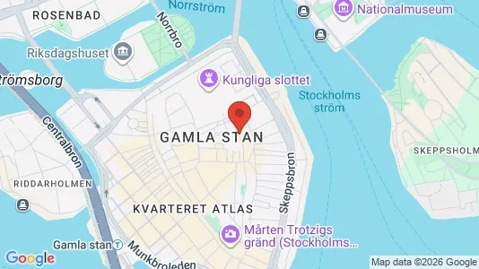Kontorslokaler att hyra i Stockholm Innerstad - kort over placeringen