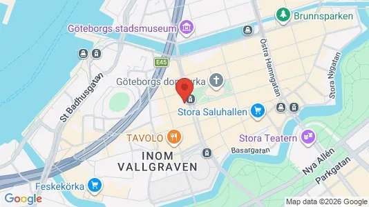 Kontorslokaler att hyra i Göteborg Centrum - kort over placeringen