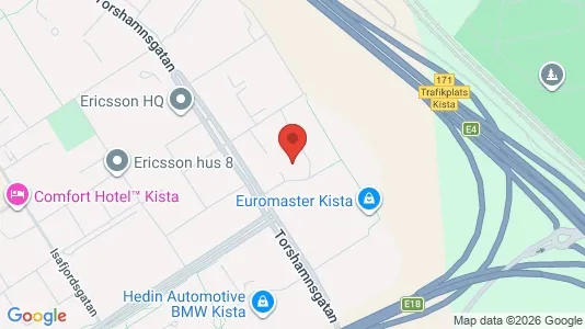 Industrilokaler att hyra i Västerort - kort over placeringen
