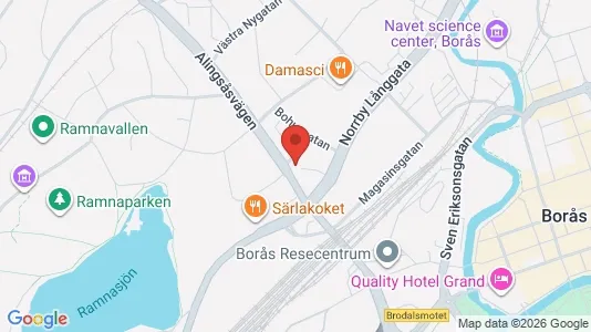 Kontorslokaler att hyra i Borås - Bild från Google Street View