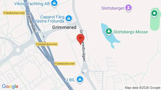 Kontorslokaler att hyra i Göteborg Västra - kort over placeringen