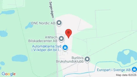 Lagerlokaler att hyra i Burlöv - Bild från Google Street View