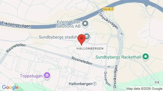 Kontorslokaler att hyra i Sundbyberg - kort over placeringen