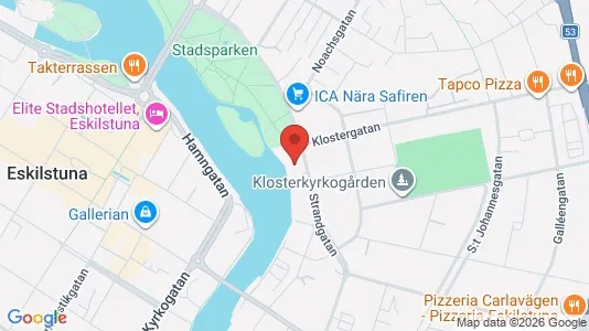Kontorslokaler att hyra i Eskilstuna - kort over placeringen