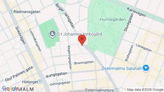 Kontorslokaler att hyra i Stockholm Innerstad - kort over placeringen