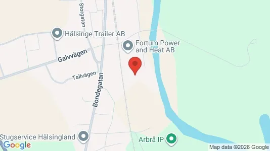 Kontorslokaler att hyra i Bollnäs - Bild från Google Street View