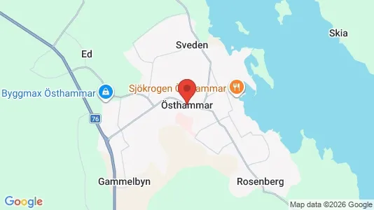Butikslokaler att hyra i Östhammar - Bild från Google Street View
