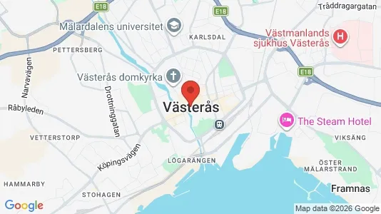 Butikslokaler att hyra i Västerås - Bild från Google Street View