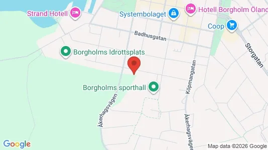 Bostadsfastigheter till försäljning i Borgholm - kort over placeringen