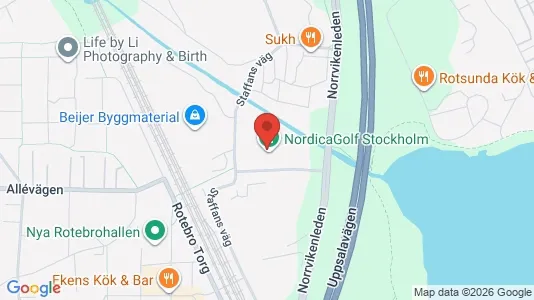 Kontorslokaler att hyra i Sollentuna - kort over placeringen