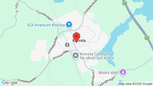 Kontorslokaler att hyra i Knivsta - kort over placeringen