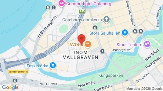 Kontorslokaler att hyra i Göteborg Centrum - kort over placeringen