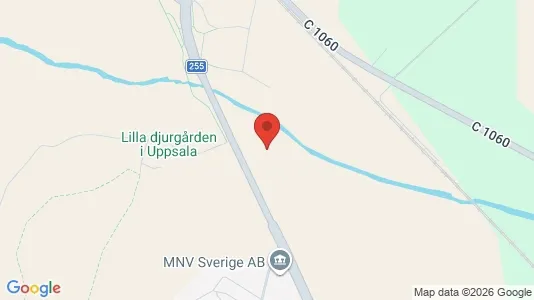 Affärslokaler att hyra i Uppsala - kort over placeringen