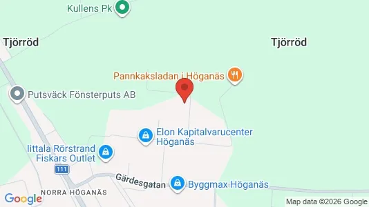 Industrilokaler till försäljning i Höganäs - kort over placeringen