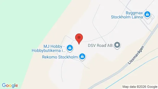 Industrilokaler att hyra i Huddinge - Bild från Google Street View