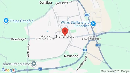 Butikslokaler att hyra i Staffanstorp - Bild från Google Street View