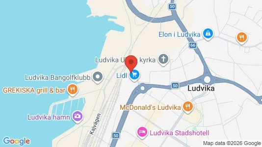 Affärslokaler till försäljning i Ludvika - Bild från Google Street View