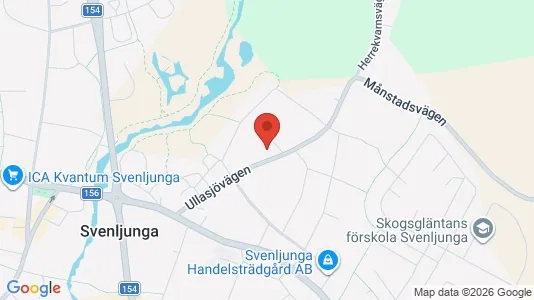 Affärslokaler till försäljning i Svenljunga - kort over placeringen