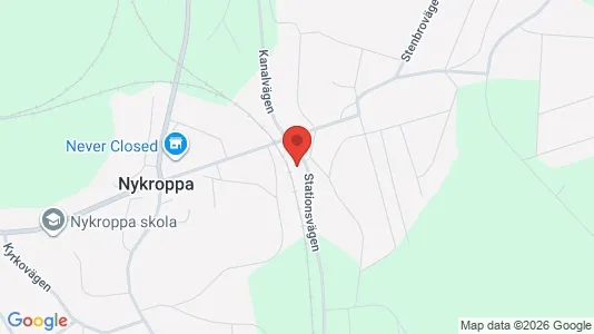 Affärslokaler till försäljning i Filipstad - kort over placeringen
