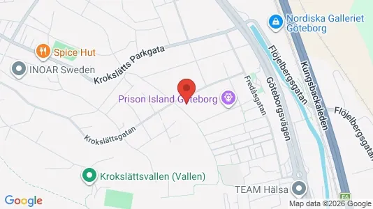 Lagerlokaler att hyra i Mölndal - kort over placeringen